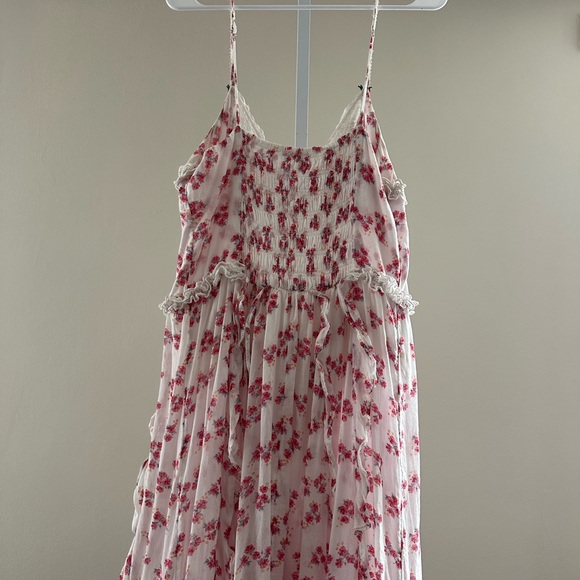 Free People Pink Floral Maxi Dress - Picture 6 of 9